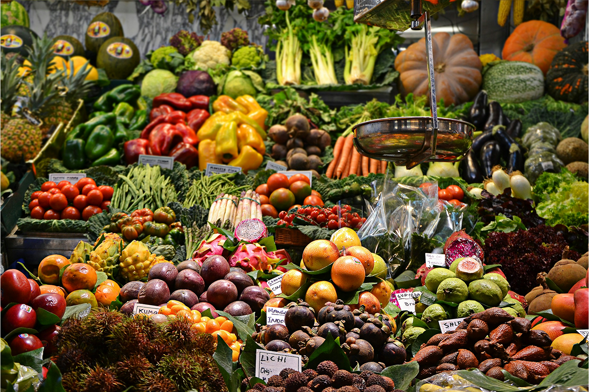 Fruits and vegetables